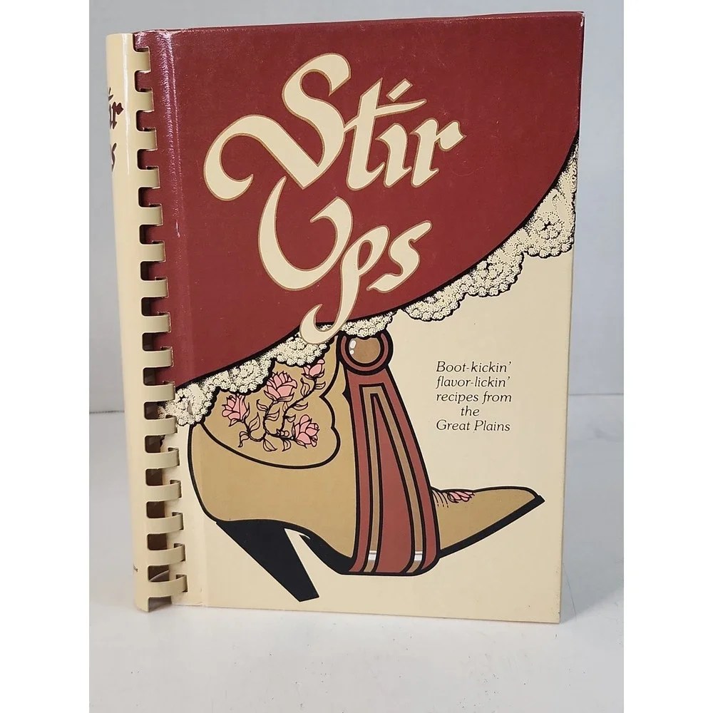 1987 Stir Ups Cookbook Junior Welfare League Enid Oklahoma Spiral Bound